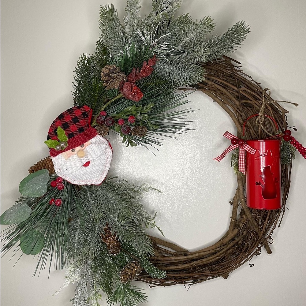 Handcrafted and homemade winter wreaths!